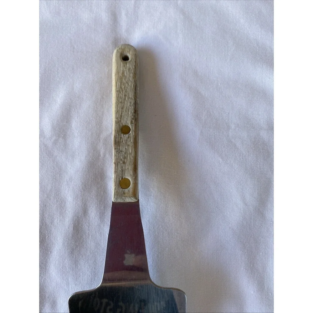 1970's Vintage Stanhome Stainless Steel Slotted Spoon & Vintage Flipper Lot of 2